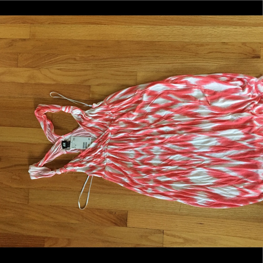 Coral swim cover up