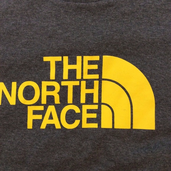 SOLD THE NORTH FACE Gray Mens Logo Graphic Shirt - Picture 4 of 5