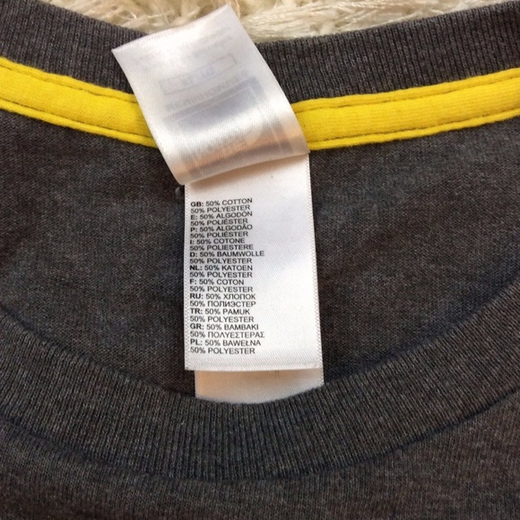 SOLD THE NORTH FACE Gray Mens Logo Graphic Shirt - Picture 3 of 5