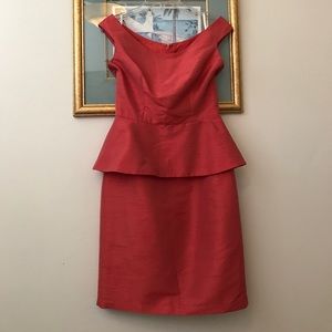 Coral Cocktail dress