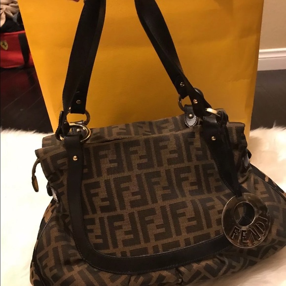 ❌SOLD ❌Fendi Zucca Bag worn once! - Picture 2 of 7