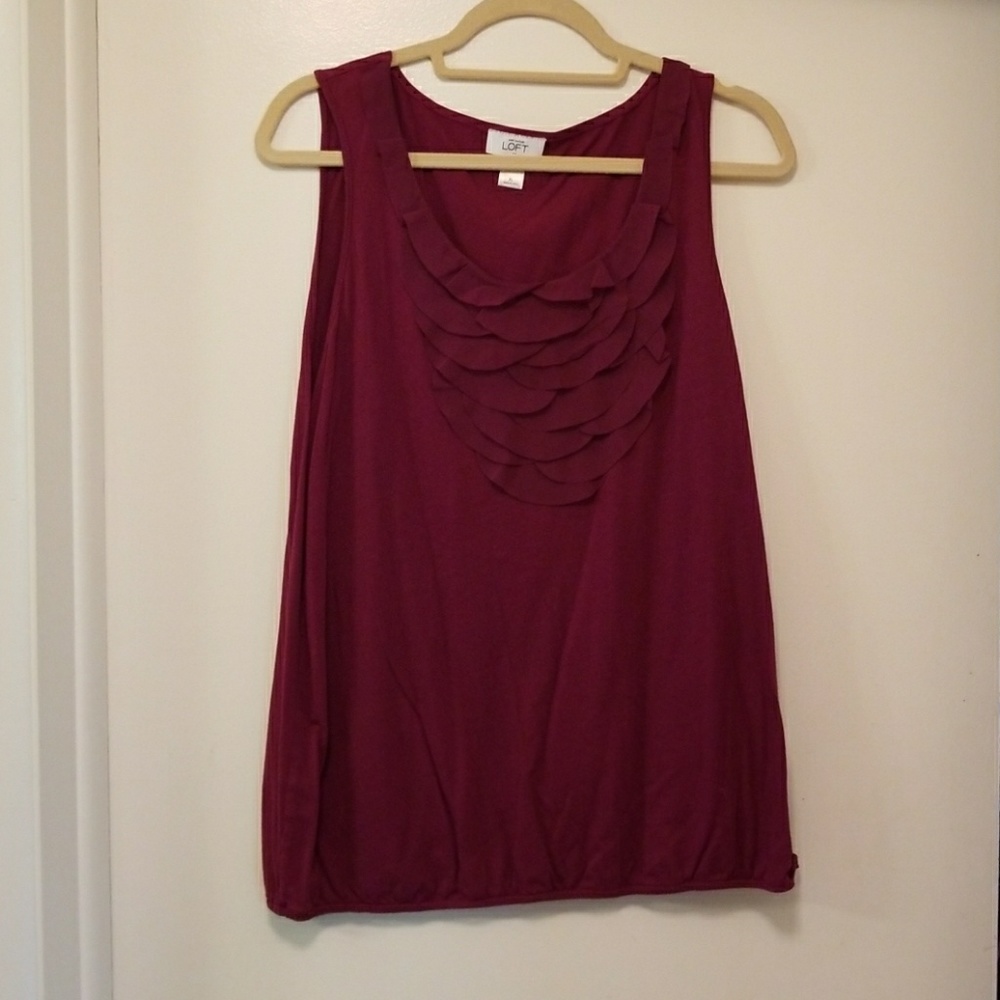 Raspberry Sleeveless top