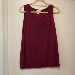 Raspberry Sleeveless top