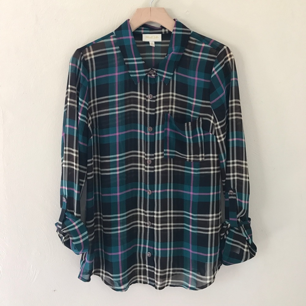 Plaid Button down shirt