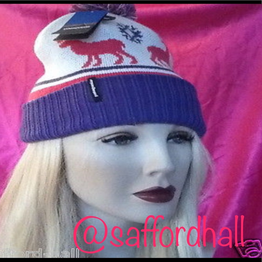 NWT 🏂 Hat Patagonia Powder Town Beanie Pom Pom - Picture 1 of 4