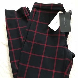 Zara Woman Dress/Work Pants Navy/Red