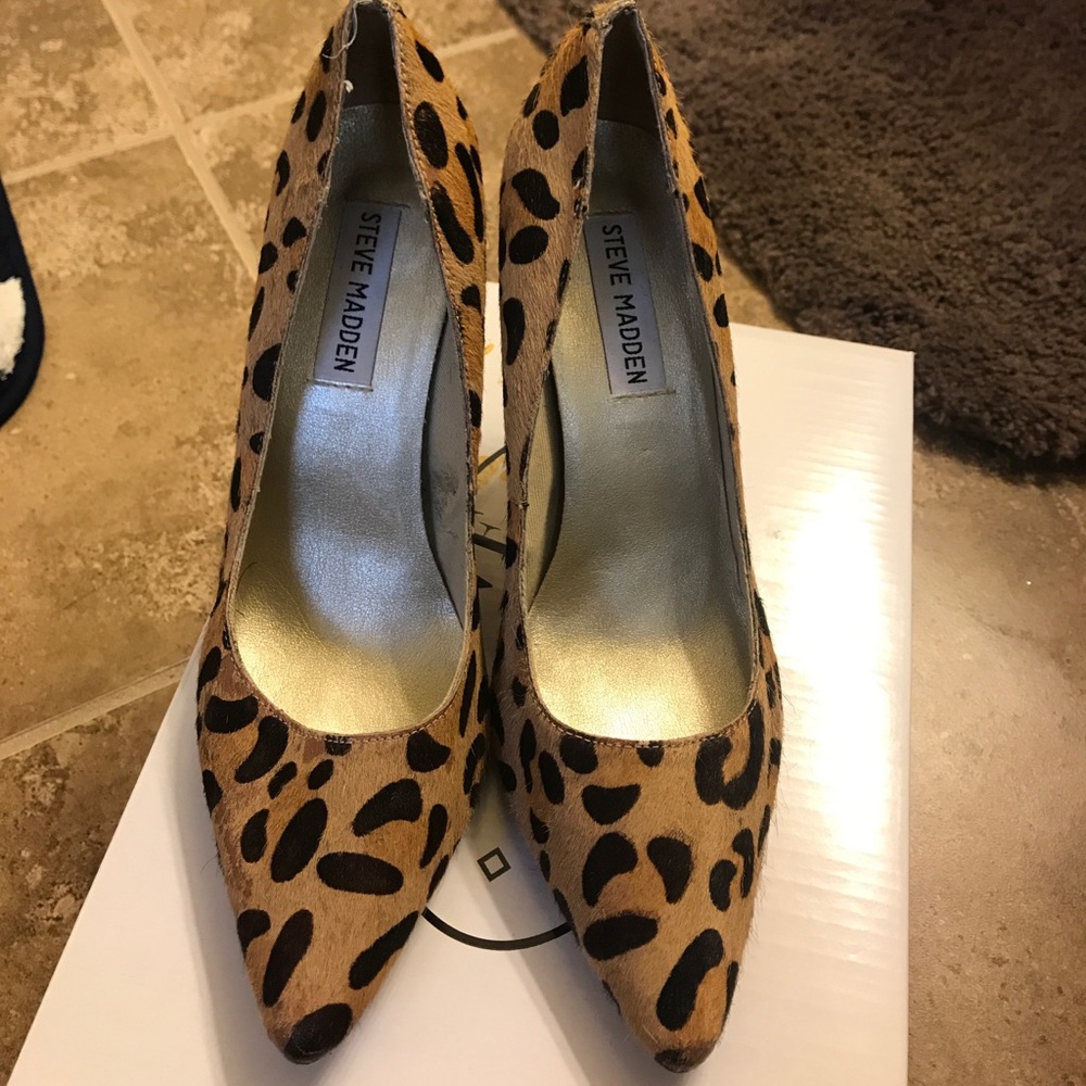 Steve Madden Leopard Print Heels