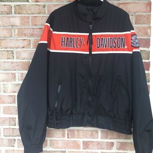 Harley Davidson  Zip lightweight Nylon Jacket XXL