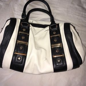 Cream and black Aldo bag