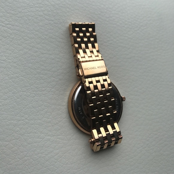 Rose gold Michael Kors watch