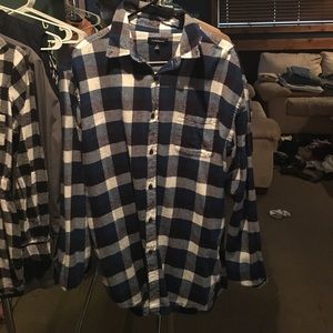 Croft&Barrow Blue Plaid Button Down
