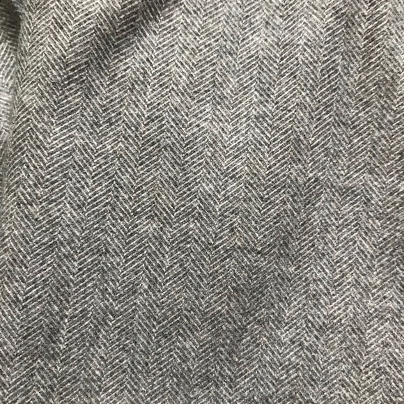 Tweed Cuffed Gray Slacks Made in USA - Picture 2 of 4