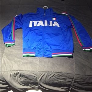 Italia Zip Up Sweatshirt
