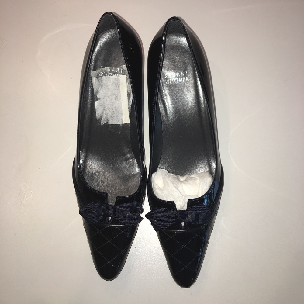 Stuart Weitzman Navy Size 8.5 Heels - image 3
