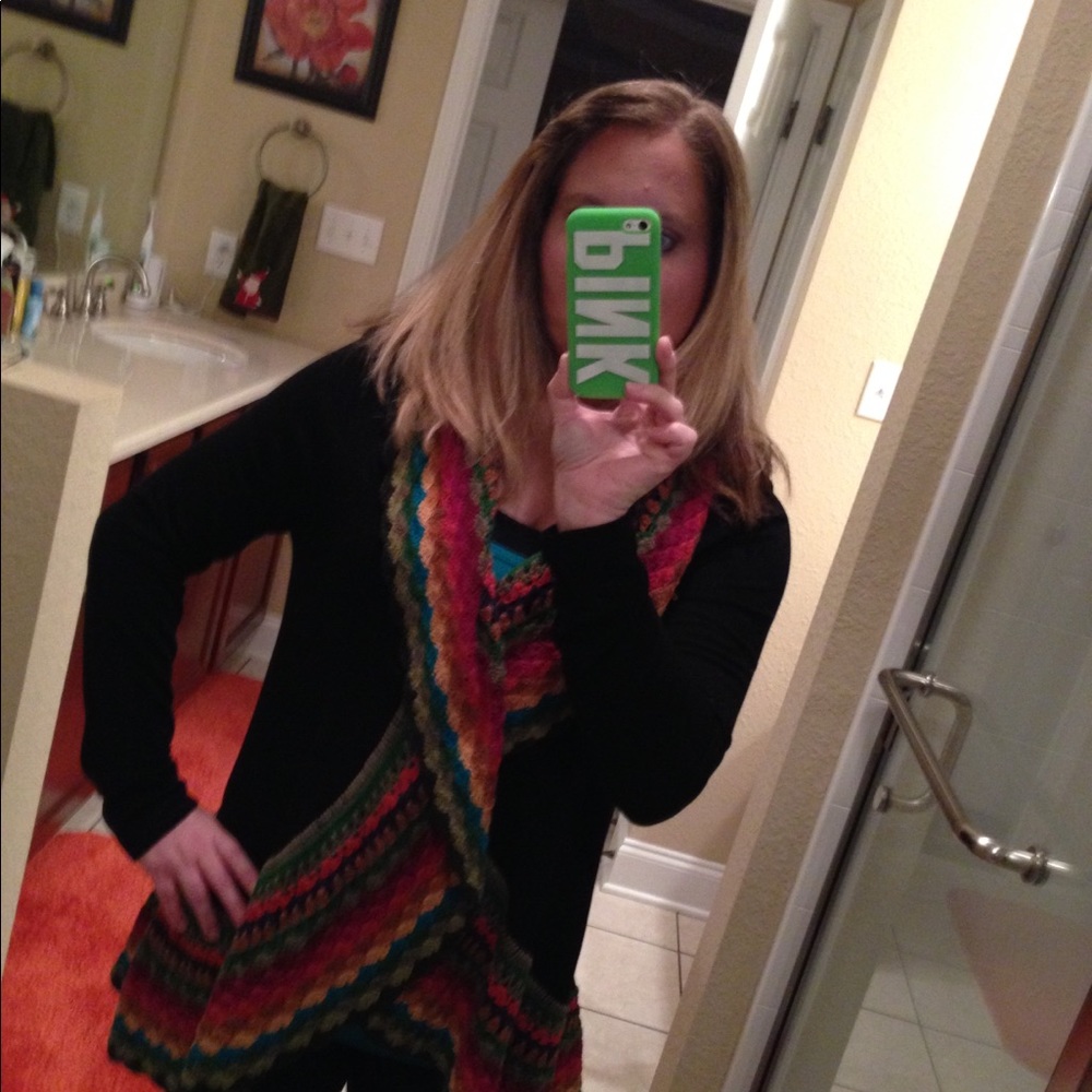 Colorful cardigan