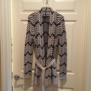 INC brand belted cardigan