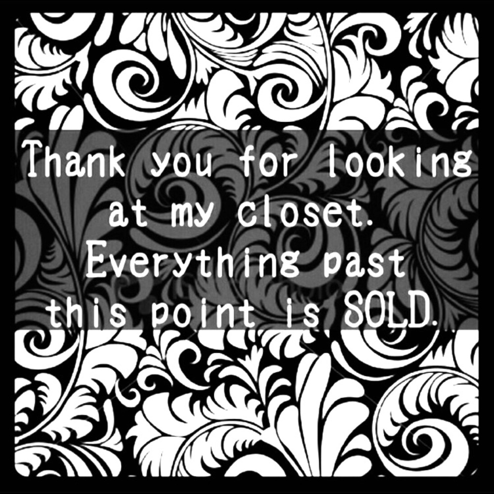 Thanks for checking out my closet!