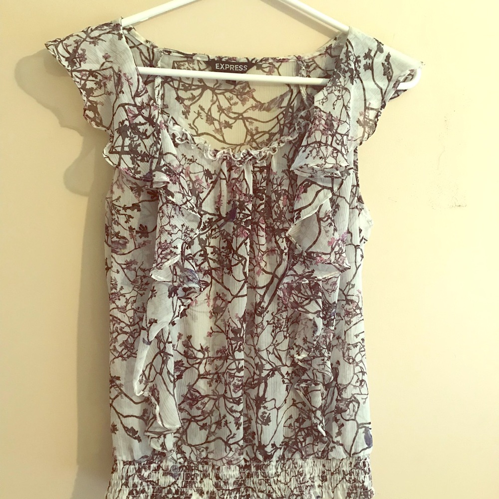 Express chiffon shirt