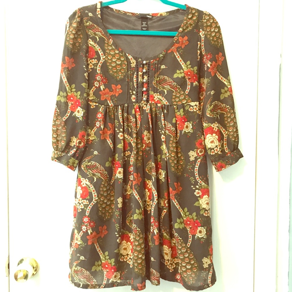 Bohemian Baby Doll Dress- 4