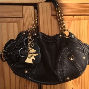 Juicy Couture black leather purse