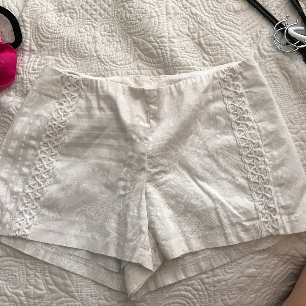 Lilly Pulitzer shorts.