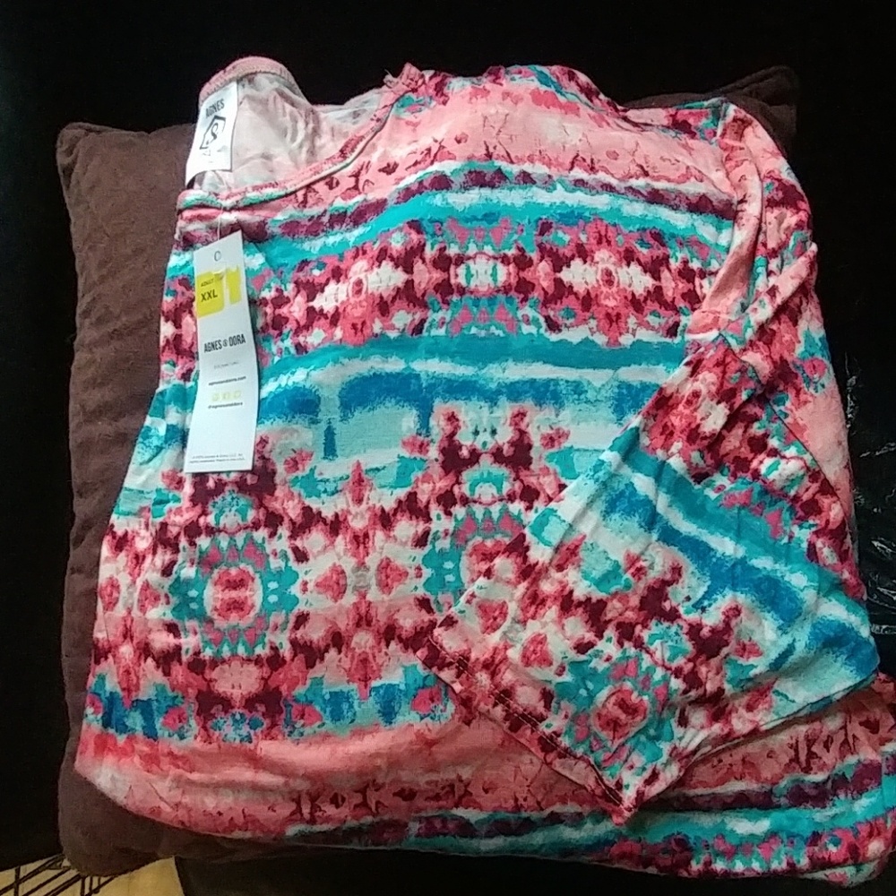 Nwt agnes and dora dolman tunic 2xl.