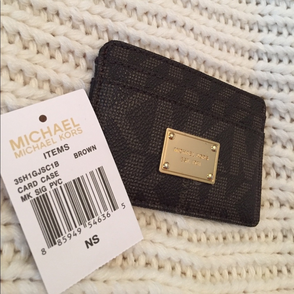 Authentic Michael Kors Jet Set card holder