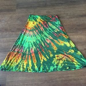 Tie dye skirt