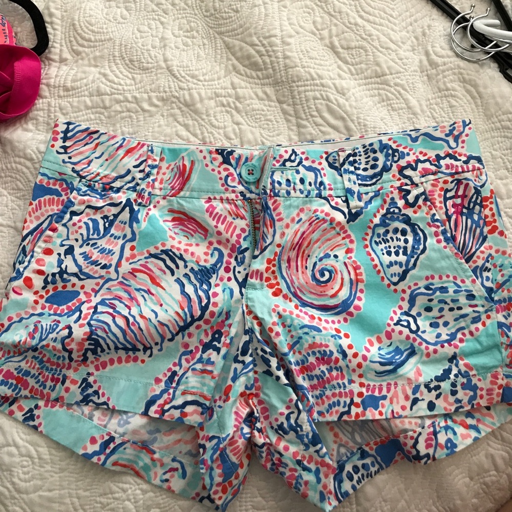 Lilly Pulitzer shorts.