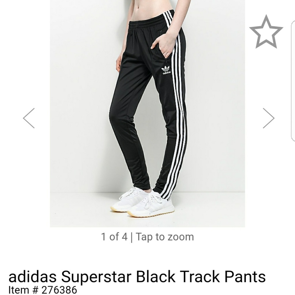 Adidas Superstar Black Track Pants