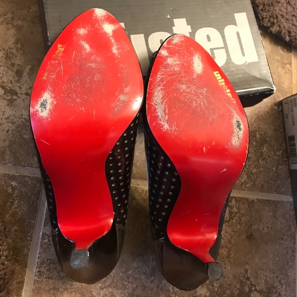 Unlisted Chocolate Peep Toe Pumps - Picture 5 of 5