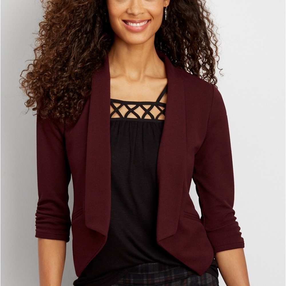 NWOT Maurice's Textured Blazer