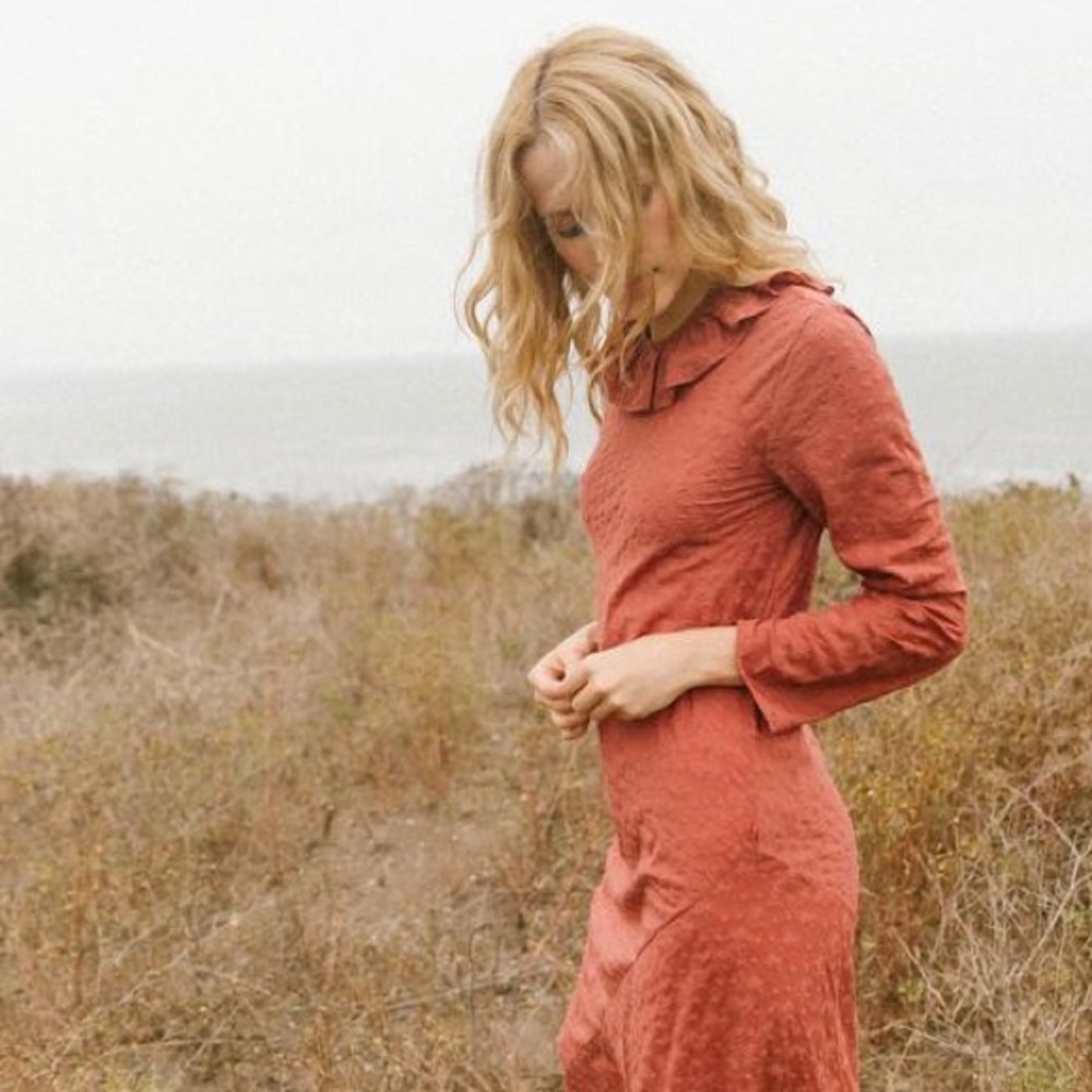 Dôen Didion dress in stain - size medium doen
