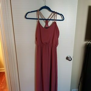 Blush Pink Maxi Dress