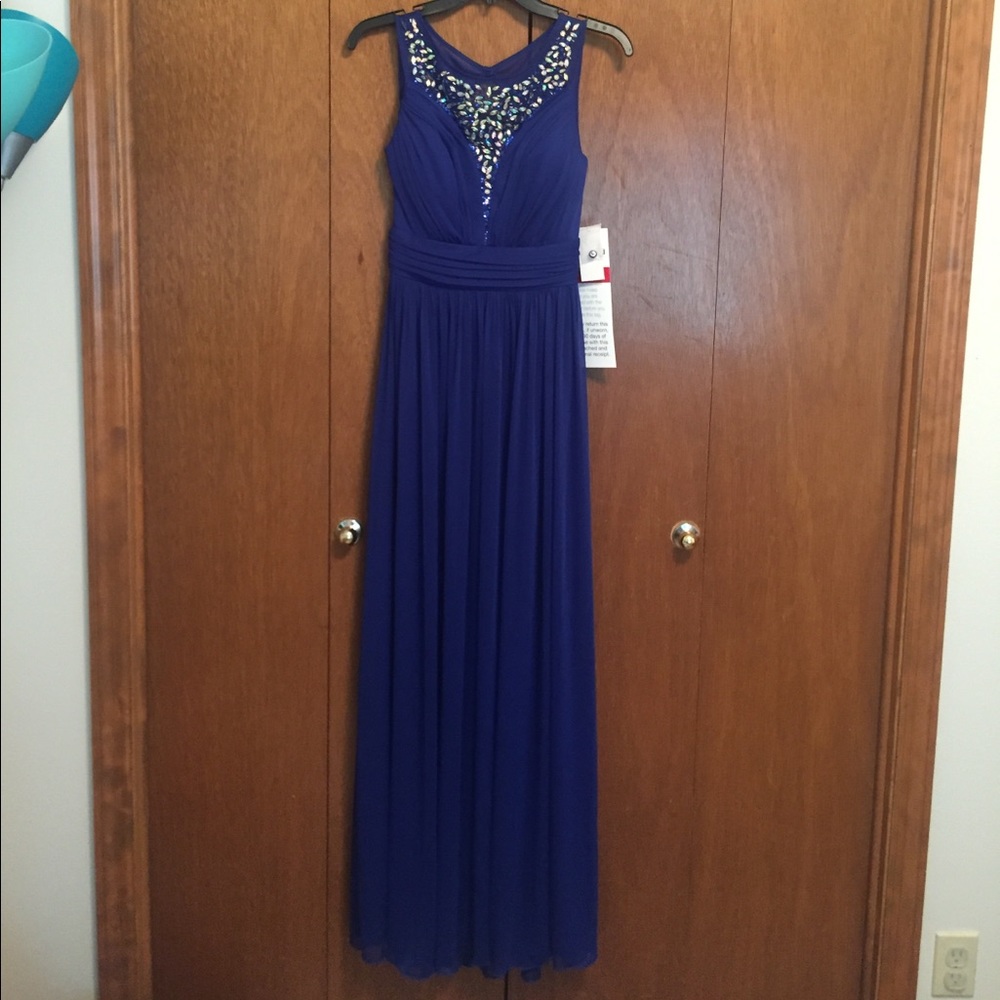 BLUE FORMAL DRESS