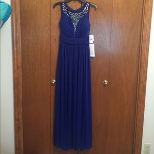BLUE FORMAL DRESS