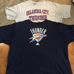 Oklahoma City thunder bundle okc thunder XL shirts
