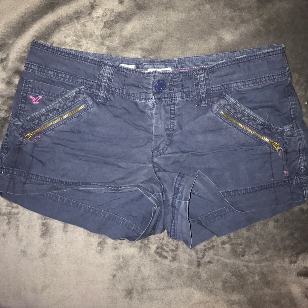 Navy Blue American Eagle Shorts