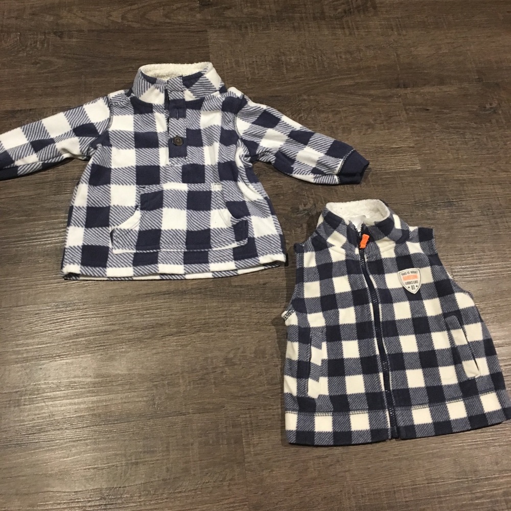 Carter's 6mo fleece sweaters