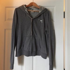 PINK by Victoria secret bling hoodie