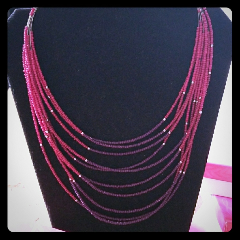Multi-strand Beaded Necklace
