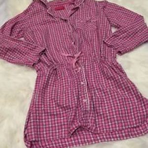 Victoria's Secret Flannel Sleep Shirt S