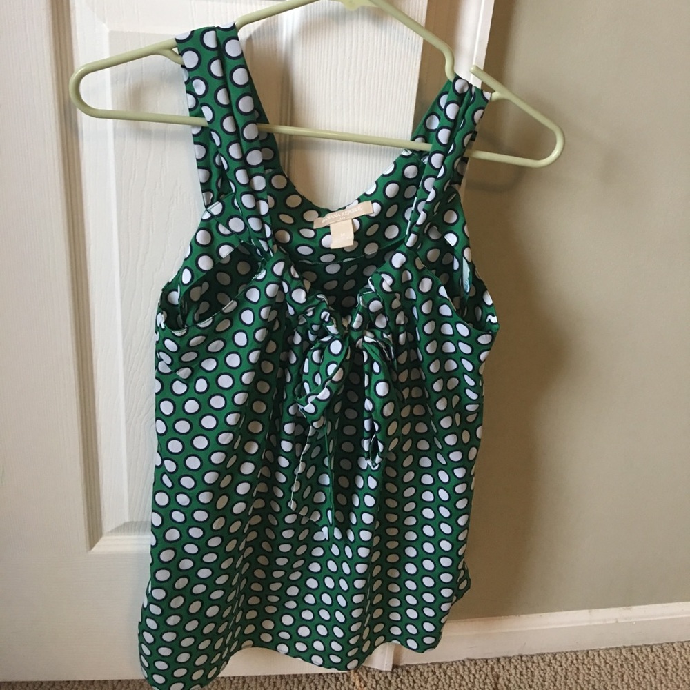 Banana republic tie blouse!  Beautiful