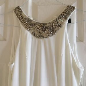 NWT Lulu's white maxi dress
