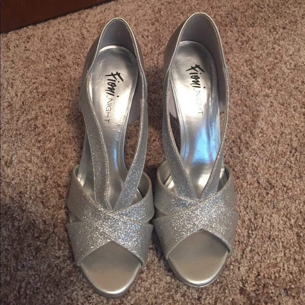 Silver heels!!