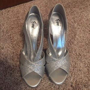 Silver heels!!