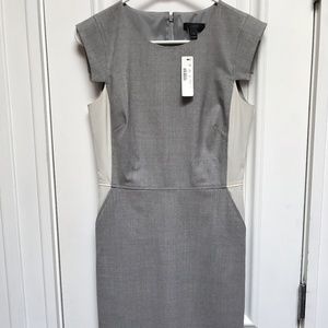 J Crew Colorblock Sheath Dress, Size 0, NWT