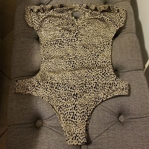 Guess Cheetah Print Monokini