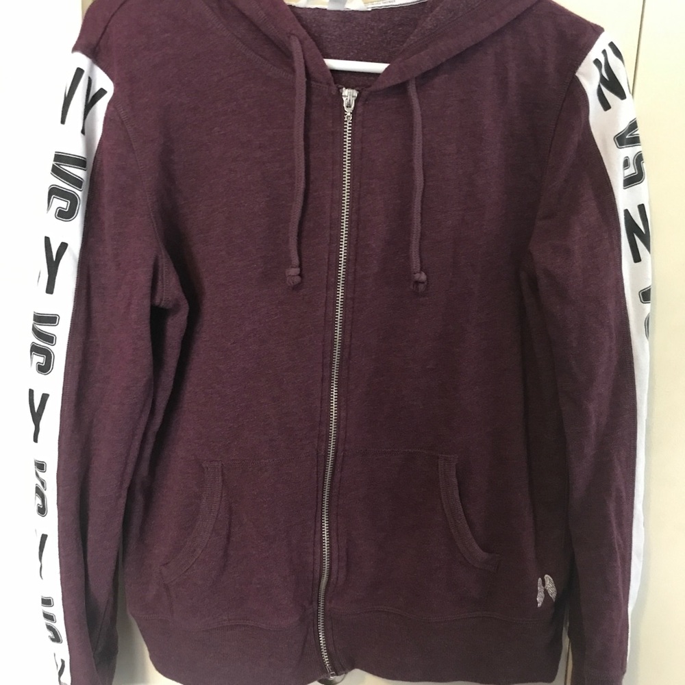 VS Maroon Logo Zip Up