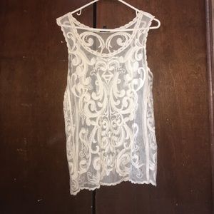 See through tank-top